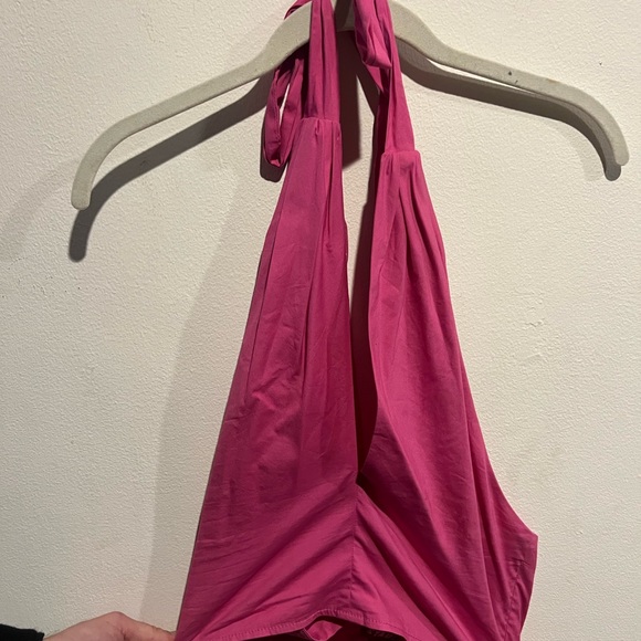 STAUD Pink Halter Crop Top - Picture 8 of 11